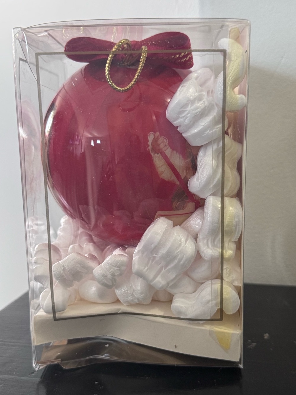 Vintage Donald Zolan Collection Christmas Ornament Red Ball Tomorrow-Today NIB - Picture 2 of 5